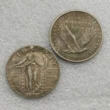 USA 1916-P Standing Liberty Quarter COIN COPY Commemorative Coins-Replica Coins Medal Coins Collectibles - Silver - View 5
