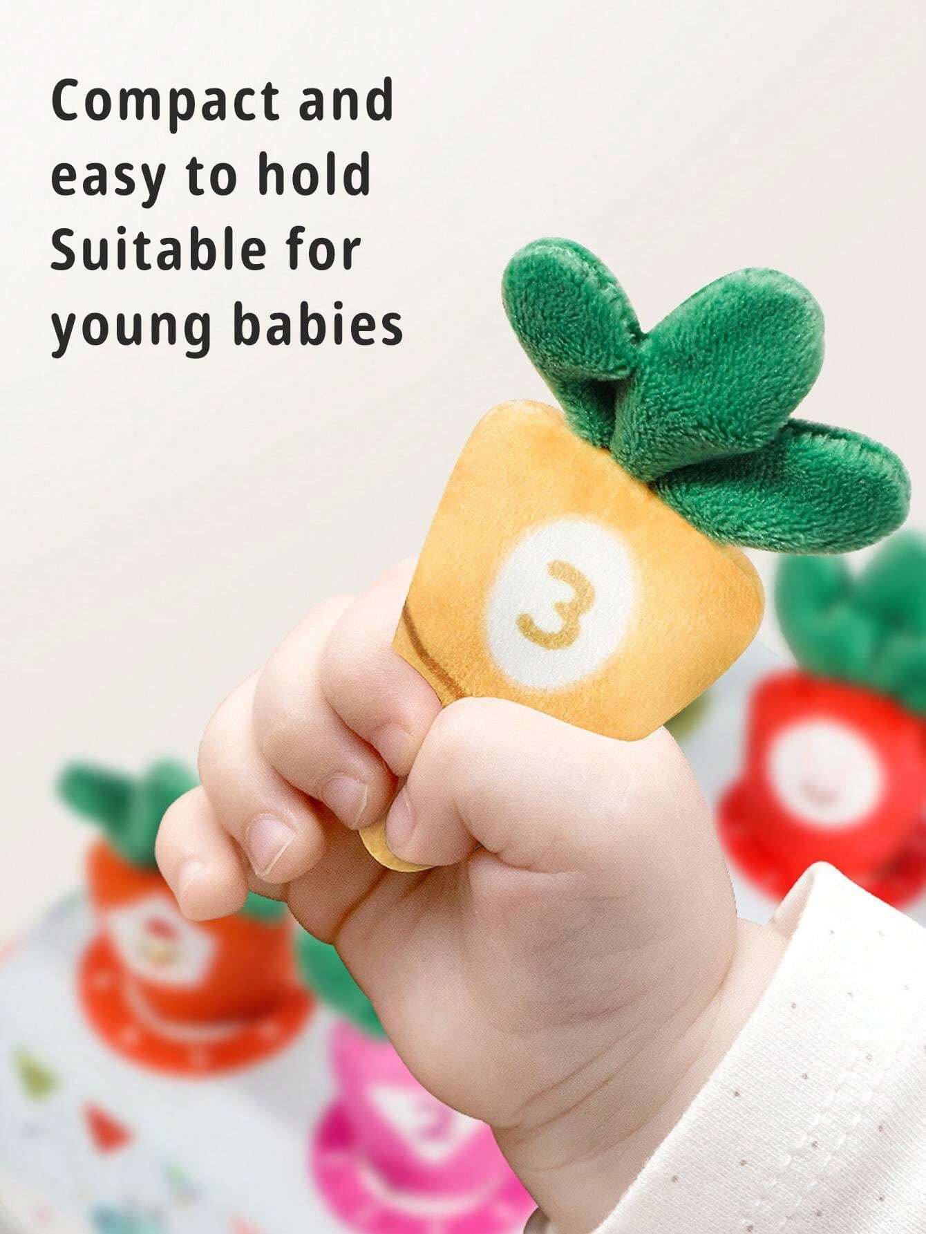 One Baby Toy That Simulates Tissue And Carrot, 2In1, Suitable For 01