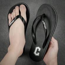 Dép nam mùa hè đơn giản & thời trang, mềm, nhẹ, chống trơn trượt, dễ lau chùi - màu đen - Xem 3