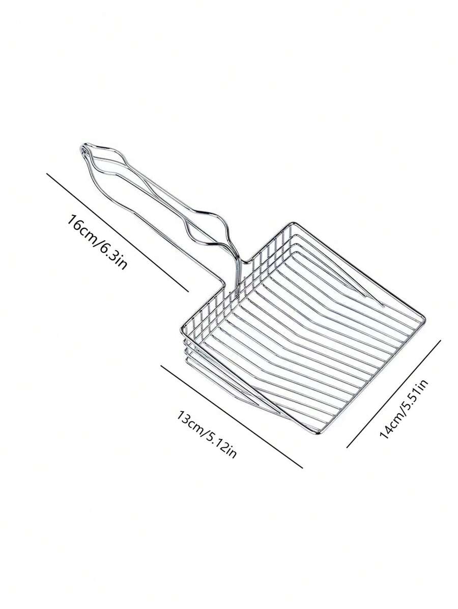 Metal Cat Litter Scoop With Small Holes, Large Size And Fine Holes
