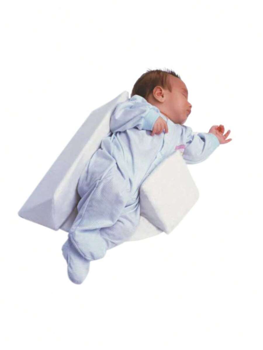 Segura Nenê Posicionador de Lado Para Dormir Confortável e Muito Seguro - Branco - Visão 1