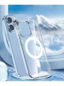 Capa Magnética Magsafe Com indução Transparente Para iphone