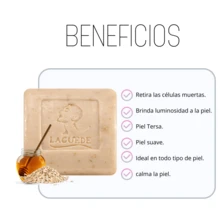 Jabón Natural de Avena y Miel 4 Piezas - Rosado Sandía - Ver 3