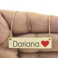 Women Pendant Necklaces - 金色 - 查看 3