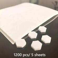 240/480/720/1200 peças Fita Adesiva de Espuma Hexagonal Resistente de Dupla Face - Fita Adesiva DIY Artesanal Criativa, Cola de Espuma Adesiva de Alta Resistência, Adequada para Varejistas, Oficinas e Lojas