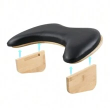 Schmetterling Beveled Nail Art Hand Pillow Zwei Hände PU Maniküre Tisch Arm Handstütze für Nägel bequeme Nageltischhalterung (Schwarz)