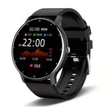 A Unisex Black Silicon Strap 1.28 Inch High Definition Touch Screen Multifunctional Digital Sports Watch With Various Sport Modes, Music Control, Photograph Control, Social Media Notification, Suitable For Gift, Sports, School, Etc. Best Choice For Gifts.,As A Father's Day Gift As A Gift For Students Returning To School