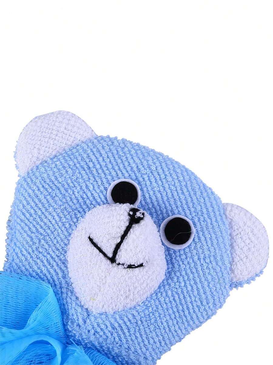 1pccartoon patroon kinderen polyester badhanddoek loofah, badspons
