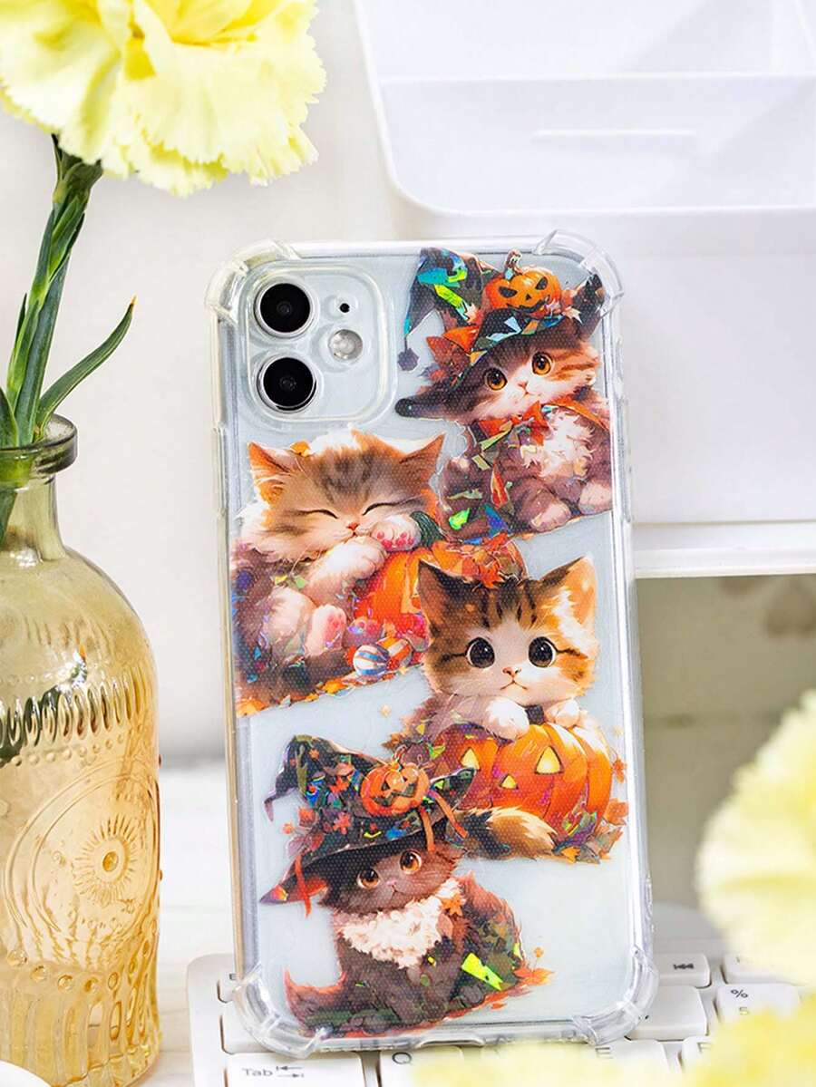 10pcs Magic Cats Series Cute Animal Journal Decorative Material ...