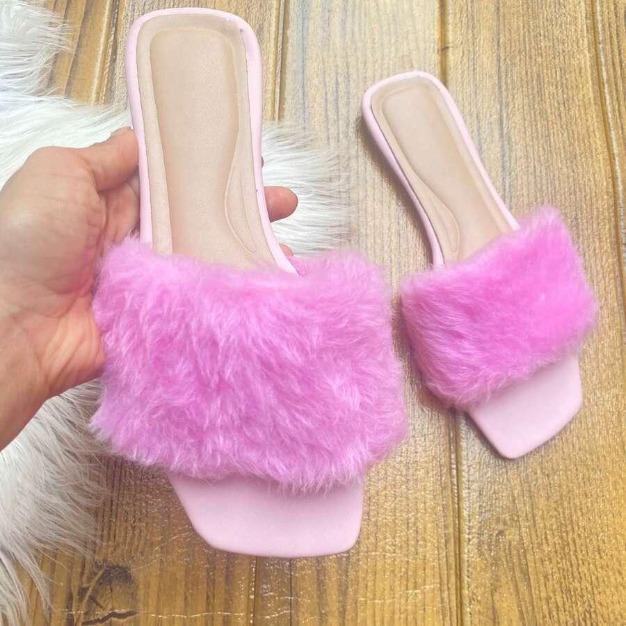 Women Home Slippers - Hot Pink - View 1