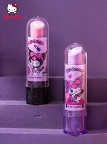 Sanrio Officially Licensed Charming Lip Balm-Shaped Erasers | Delightfully Cute & Quirky Designs | Set Of 2 | Effortless, Smudge-Free Erasing | Perfect For Students, Artists, And Stationery Back To School