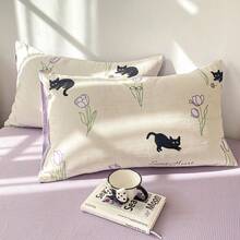 夏季涼被套裝200x230cm 3件套(涼被套*1 + 床單*1 + 枕套*2) 不含枕芯, 氣泡紗面料, 薄型涼被/毯, 舒適親膚, 如雲般柔軟舒適, 細膩溫和, 適合四季使用春夏秋冬, 適用於臥室、宿舍、家居裝飾, 在炎熱的夏季提供涼爽舒適, 透氣親膚, 適合成人, 單人/雙人床皆適用。 - 紫色 - 查看 7