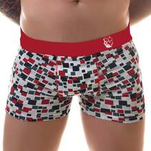 Pitbull American Kit 5 Cuecas Boxer Masculino Estampadas Cueca  Box Masculina