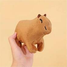 Muñeco de peluche de animal de peluche de capibara de dibujos animados lindo - Marrón - Ver 1