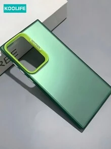 Green Basic Phone Cases 1pc Youthful And Colorful Gradient Anti-Drop Anti-Shock Dual-Layer Phone Case Compatible With Samsung Galaxy S22/S22plus/S22Ultra/S23/S23plus/S23Ultra/S24/S24plus/S24Ultra/A35/A55 [Multiple Colors Available]
