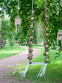 1pc 6ft Eucalyptus Garland With Roses,Artificial Flower Garland Artificial Silk Floral Vines Eucalyptus Leaves Vines For Wedding Party Table Mantle Wall Home Room Decor,Spring Decorations - Hồng - Xem 2