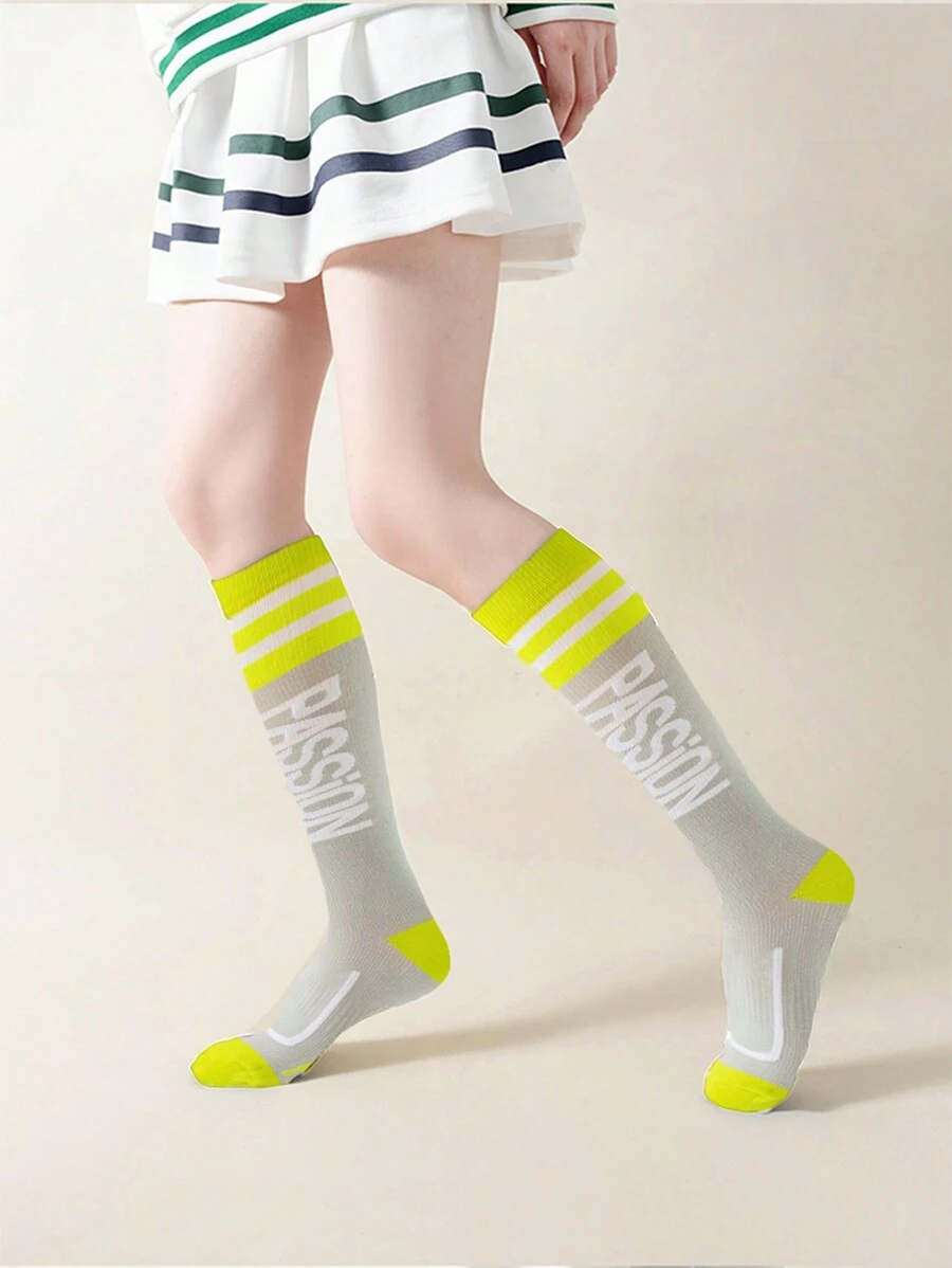 Chaussettes De Compression Montantes Motif Lama - Haute Genou, Pour Course, Voyage, Sport - Homme/Femme Taille 36-44 - 3