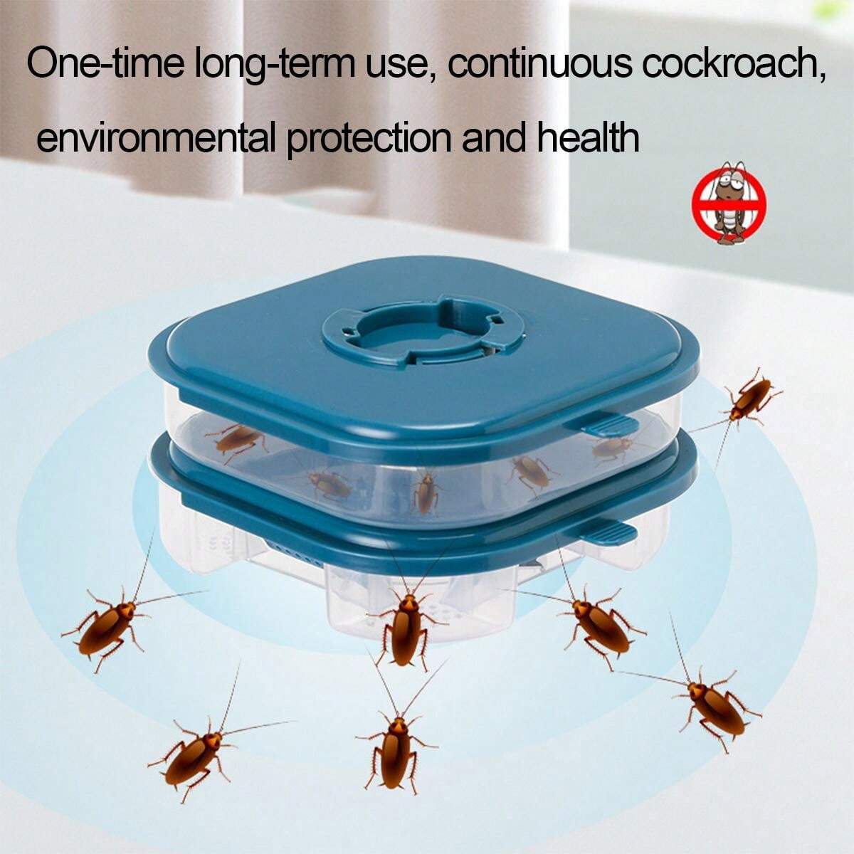 Household Cockroach Catcher Bathroom Cockroach Box Strong Clear Kitchen ...