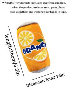 One Plush Toy Can Make Sound In The Shape Of Beverage Can, Provides Relief, Interacts And Bites For Pets Only