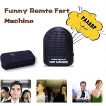 1 pieza de juguete de control remoto de máquina de pedos, regalo de broma portátil y práctico para adultos - Negro - Ver 12