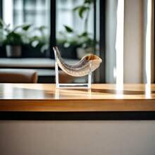 1pc Acrylic Shofar Stand Movable Structure Display Stand Decorative Shelves Shofar Holder Supporter - Transparent - View 5