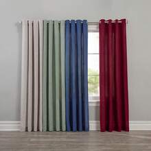 BrylaneHome Textured Grommet Window Panel - SAGE - View 2