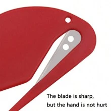 1 pieza Herramienta de belleza mini cortador de ligas para el cabello & abridor de cartas & cortador de papel multipropósito portátil sin dañar el cabello,herramientas para el cabello - Multicolor - Ver 2