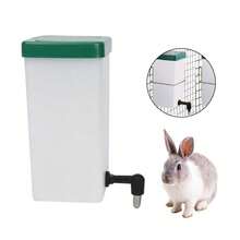 1 PC Rabbit Water Dispenser Drinker Feeder Drinking Fountain Automatic Drinking Equipment Pet Drinker Rabbit Animal Accessories - Dark Green - View 3