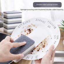 10/20/30入組納米海綿廚房清潔刷，洗碗用海綿和擦洗器，廚房清潔布 - 彩色 - 查看 3