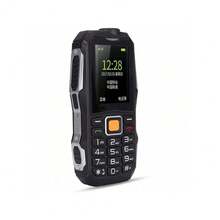 Teléfono móvil para Personas Mayores, botón para Personas Mayores Botón para teléfono Celular de Pantalla Grande más Ruidoso U001 Personas Mayores con(U.S. regulations) - Negro - Ver 1