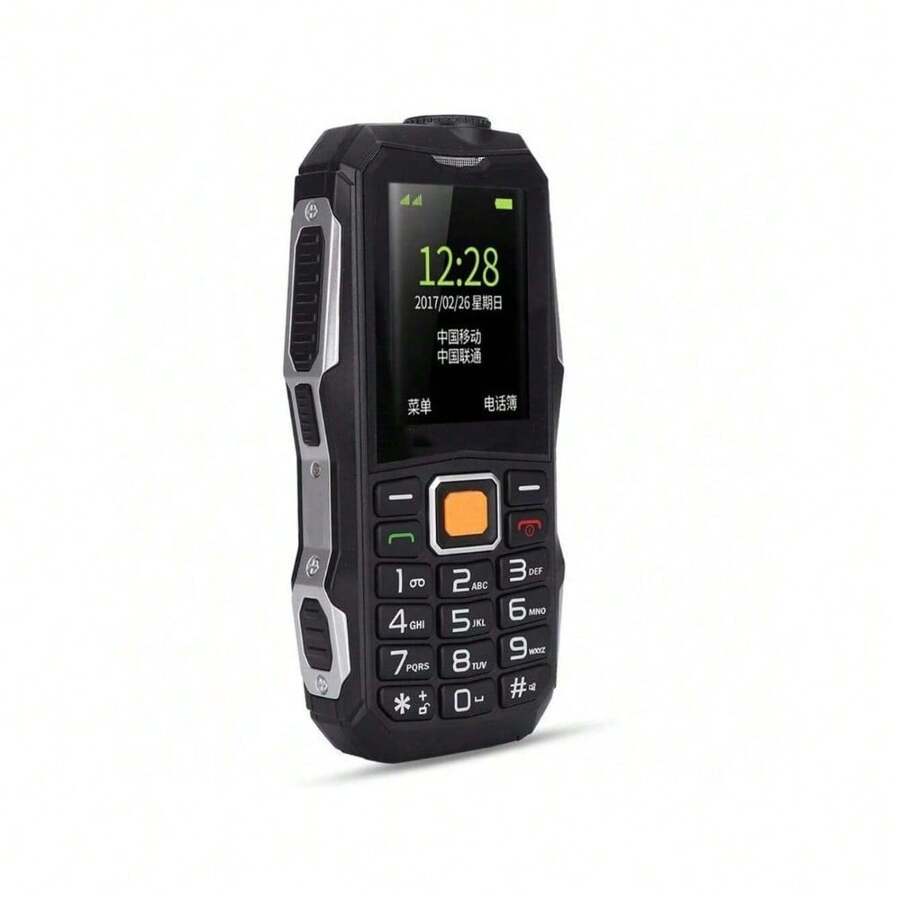 Teléfono móvil para Personas Mayores, botón para Personas Mayores Botón para teléfono Celular de Pantalla Grande más Ruidoso U001 Personas Mayores con(U.S. regulations) - Negro - Ver 1