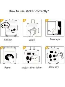53pcs Cartoon Stickers For Phone, Laptop, Luggage, Car, Skateboard, Personalized Decoration Stickers,School Supplies,Back To School