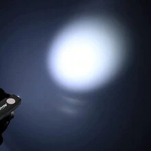 Alonefire Y06 Mini LED Keychain Light USB Rechargeable Cool Flashlight Student Child Backpack Pocket Reading Book Lamp Night Emergency Lighting Torch Stair Keyhole Light - Black - View 7