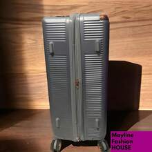 25 Kilo Gray Travel Suitcase Expandable 5 Cm With Key - Grey - View 3