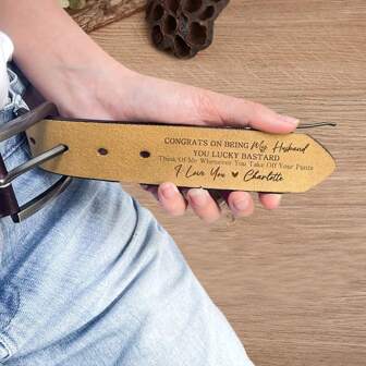 Customized Handmade Belt, Interesting Gift For Husband, Father's Day Gift, Anniversary Gift, Carved Leather Belt, Groom Gift, Gift For Boyfriend, Customized Men's Belt, Personalized Men's Belt, Customized Engraved Belt, Customized Men's Belt, Engraved Letter Men's Belt, Personalized Name Men's Belt, Customized Men's Belt, Custom-Made Men's Belt, Ideal Gifts For Her,Boyfriend,Girlfriend,Family,Friends,Grandparents,Children,Her,For Anniversaries,For Birthdays,For Weddings,For Graduation,For Housewarming