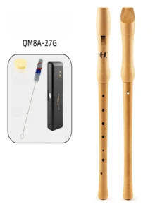 德國/英國風格1入組8孔C調木制長笛（含包裝），適合初學者和高級演奏者，漂亮的包裝給予最佳禮物。 - 彩色 - 查看 3