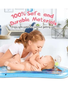 1 pièce Tapis de jeu gonflable en forme de dauphin, tapis d'eau épaissi, tapis de jeu pour bébé, tapis de jeu, tapis de bébé, aire de jeu pour bébé, jouets pour bébé, tapis de sommeil pour bébé