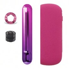 3-in-1-Set Stiftaufsatz Ring + Seitenabdeckung + Silikonhülle als Ersatzzubehör für IQOS ILUMA, Abdeckung, Haarzubehör, Raucher-Zubehör, zum Gebrauch von Verdampfern, Zigarettenaufbewahrung, Raucher-Verdampfer