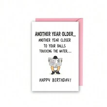 Funny Birthday Cards For Men, Humorous And Loyal Friend Cards For Brothers, Birthday Greeting Cards For Male Friends, Humorous And Funny Cards For Him - Pink - View 11
