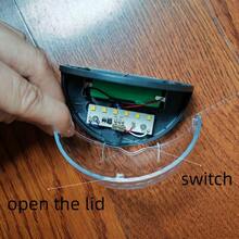 2/4 piezas Iluminación exterior eficiente alimentada por energía solar: Luces solares impermeables para montaje en pared para vallas - Perfectas para valla, cubierta, patio, jardín, garaje y escaleras - Regalo de Halloween, Navidad y Acción de Gracias en color negro - Negro - Ver 2