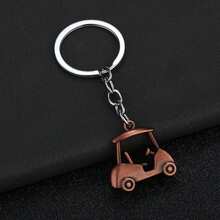 Creative 3D Stereo Golf Cart Keychain Replica Hanging Ornament - Golf Keychain - View 14