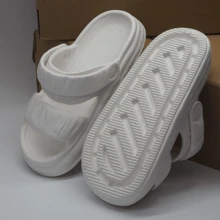 Summer New Style Thick-Sole Slip-Resistant Indoor/Outdoor Slippers With Anti-Slip Sole Beach Flat Platform Fashion Sandals For Women