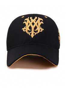 2pcs/Set Embroidered Letter Totem Patterned Baseball Cap With Fashionable Printed Decor(Random Pattern) - Multicolor - View 3