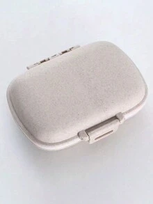 1 件便携式旅行药盒，8 个药品和维生素隔层，可放入口袋或钱包，安全储存每日剂量的药盒 - 彩色 - 查看 7