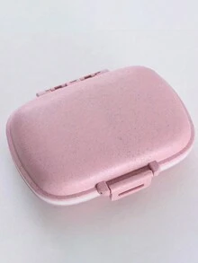 1 件便携式旅行药盒，8 个药品和维生素隔层，可放入口袋或钱包，安全储存每日剂量的药盒 - 彩色 - 查看 9