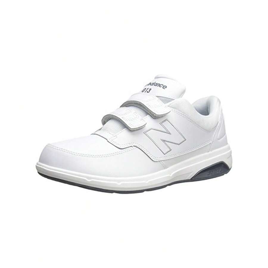 New Balance Mens Signature Solid Walking Shoes - White - View 1