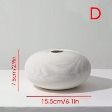 Nordic Modern Minimalist Creative White Ceramic Vase Home Living Room TV Cabinet Decoration Ornaments Office Desk Dining Table Decoration Crafts Gifts Birthday Graduation Home Decor Room Decor Flower Vase Glass Vase