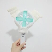 Set de luz de palo TXT de soporte para conciertos, accesorios de palo de soporte decorativo para gorra de palo, cubierta de luz de soporte de Kpop TXT para luz de soporte con cubierta decorativa protectora de peluche, suministros de decoración de fiesta, regalos de fiesta - Multicolor - Ver 12