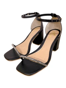 Women Heeled Sandals - màu đen - Xem 1