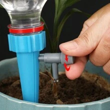 10 Sets, Hose Watering Timer With Shut-Off Valve, Adjustable Water Flow Irrigation Kit, Automatic Drip Irrigation System For Potted Plants